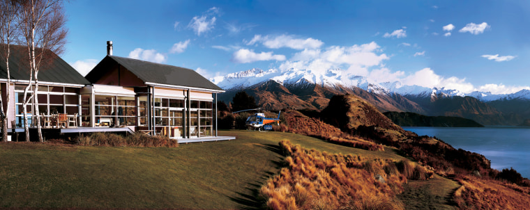 Wanaka, on New Zealand’s South Island, offers plenty of sunshine, and outdoor pursuits are endless. The Whare Kea Lodge, set on farmlands and with views over Lake Wanaka, is the essence of Kiwi country-chic.